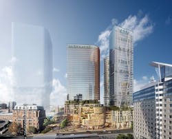 Central Place Sydney exterior facade Central Place Sydney exterior facade