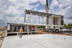 Modular Chick-fil-A construction Modular Chick-fil-A construction