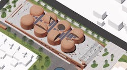 Thabo Mbeki Presidential Library model aerial Thabo Mbeki Presidential Library model aerial