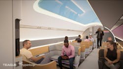 Virgin Hyperloop pod interior Virgin Hyperloop pod interior