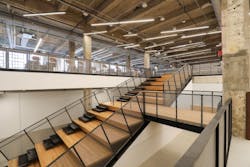 Walgreens Technology Center of Excellence main stair Walgreens Technology Center of Excellence main stair