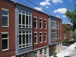 PAC-CLAD Reveal metal wall panel system wraps the bay windows of the Rennen & Beecher Flats in Cincinnati PAC-CLAD Reveal metal wall panel system wraps the bay windows of the Rennen & Beecher Flats in Cincinnati