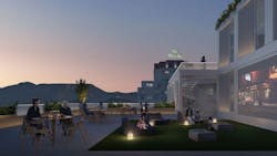 410 N Rossmore rooftop 410 N Rossmore rooftop