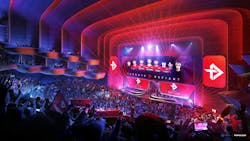 Populous-designed performance venue set up for eSports Populous-designed performance venue set up for eSports