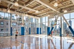 Safra Center basketball court Safra Center basketball court