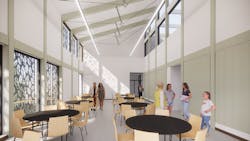 ERP Resilience Lab interior gathering space ERP Resilience Lab interior gathering space