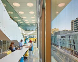 Daphne Cockwell Health Sciences Complex gathering space Daphne Cockwell Health Sciences Complex gathering space