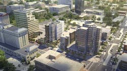 225 South Slate Street aerial 225 South Slate Street aerial