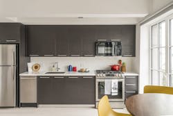 The Lois apartment kitchen space The Lois apartment kitchen space