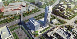 TKE Tower aerial TKE Tower aerial