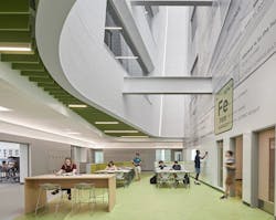 Saugus Middle/High School iron high school pod Saugus Middle/High School iron high school pod