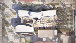 Classroom Building aerial Classroom Building aerial