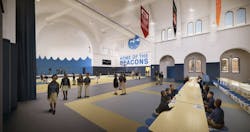 Great Lakes Academy cafeteria and gym Great Lakes Academy cafeteria and gym