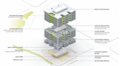 Cutaway illustration of 200 Park in San Jose Cutaway illustration of 200 Park in San Jose