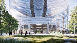 OPPO R&D Headquarters exterior lobby OPPO R&D Headquarters exterior lobby