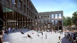 CODE center courtyard space CODE center courtyard space