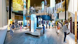 Niagara Falls Visitor Center exhibition space Niagara Falls Visitor Center exhibition space