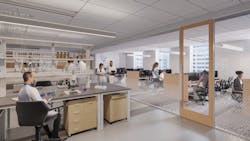 UMass Education and Research Building lab space UMass Education and Research Building lab space