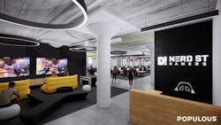 The Block lounge area The Block lounge area