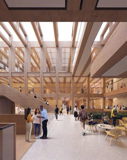 UBC gateway building lobby space UBC gateway building lobby space