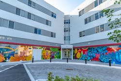 The Residences at Equality Park entrance The Residences at Equality Park entrance