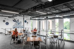 Cedarville University new dining facility addition interior Cedarville University new dining facility addition interior