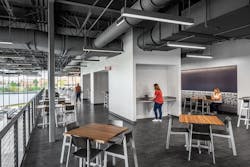 Cedarville University new dining facility addition interior Cedarville University new dining facility addition interior