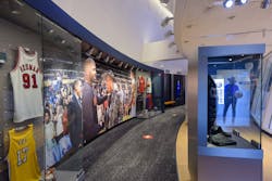 Naismith Memorial Basketball Hall of Fame players exhibit Naismith Memorial Basketball Hall of Fame players exhibit