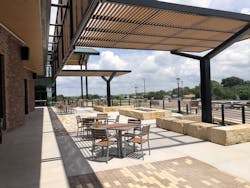 The BASE outdoor porch The BASE outdoor porch