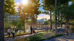 Rivana at Innovation Village green space Rivana at Innovation Village green space