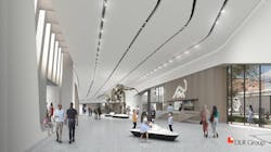 Dinosaur exhibit space at Cleveland's Natural History Museum Dinosaur exhibit space at Cleveland's Natural History Museum