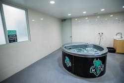 Liberty Locker room hot tub Liberty Locker room hot tub