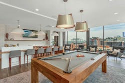 The Pullman billiards room The Pullman billiards room