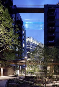 Sky Pool at dusk Sky Pool at dusk