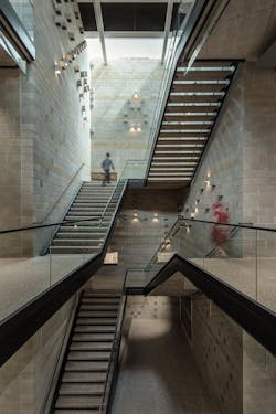 The Art Preserve of the John Michael Kohler Arts Center main stair The Art Preserve of the John Michael Kohler Arts Center main stair