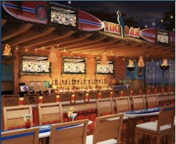 One of the hotel's five restaurants One of the hotel's five restaurants