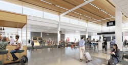 KC International Airport Terminal interior KC International Airport Terminal interior