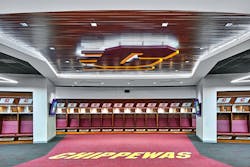 Chippewa Champions Center Locker room Chippewa Champions Center Locker room