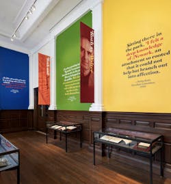 Philip Roth Personal Library exhibition space Philip Roth Personal Library exhibition space