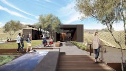 Copia view to winery Copia view to winery