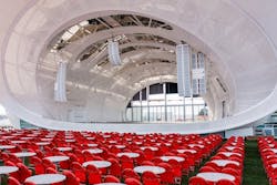 The Rady Shell in San Diego has two acoustical systems The Rady Shell in San Diego has two acoustical systems