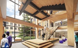 Founders Hall circulation space Founders Hall circulation space