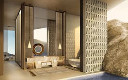 Desert rock interior ensuite Desert rock interior ensuite