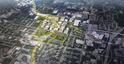 Walmart Home Campus aerial view Walmart Home Campus aerial view