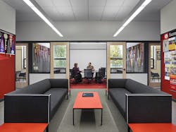 Kenneth K.T. Yen Humanities Building gathering space and meeting room Kenneth K.T. Yen Humanities Building gathering space and meeting room