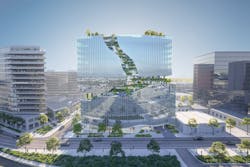 One River North exterior facade One River North exterior facade