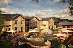 The resort includes 85 guest rooms. Image: Four Seasons The resort includes 85 guest rooms. Image: Four Seasons