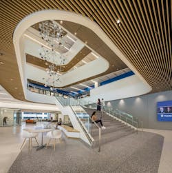 AtlantaCentralLibrary central stair and lobby AtlantaCentralLibrary central stair and lobby