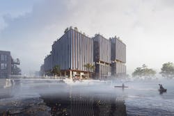 Marmormolen from the water Marmormolen from the water