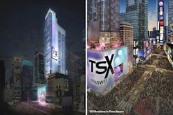 Exterior lighting systems for TSX Broadway Exterior lighting systems for TSX Broadway